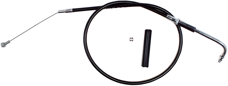 Motion Pro Black Vinyl Idle Cable — Harley-Davidson Softail Heritage Classic, Softail Fat Boy, Softail Night Train (1996-2016)
