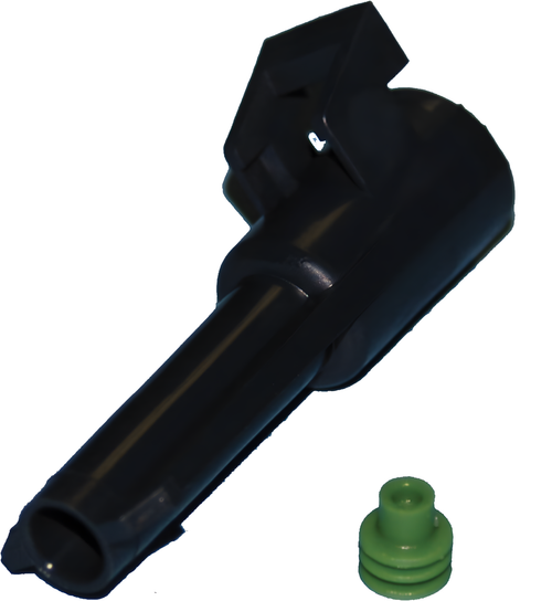 NAMZ Custom Cycle Delphi WeatherPack Male Connectors - 1-Wire Male Connector