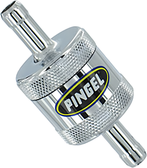 Pingel Ent Fuel Filter - Super Short Chrome 5/16