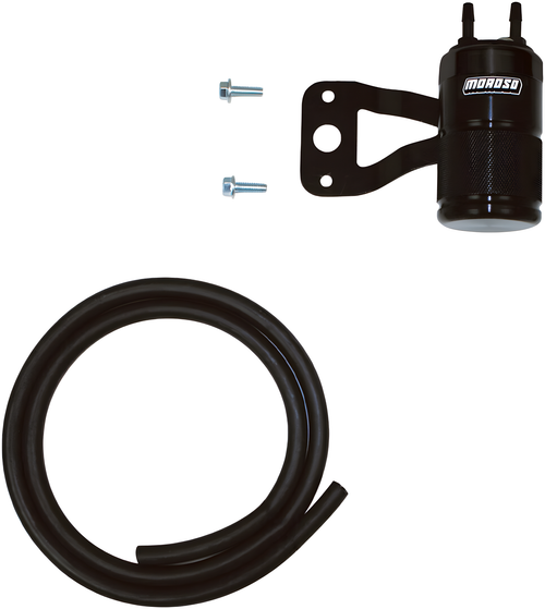 Moroso Air/Oil Separator - V-Twin Univ. Breather — Harley-Davidson Electra Glide Ultra Classic, Softail Heritage Classic, Softail Fat Boy (1991-2017)