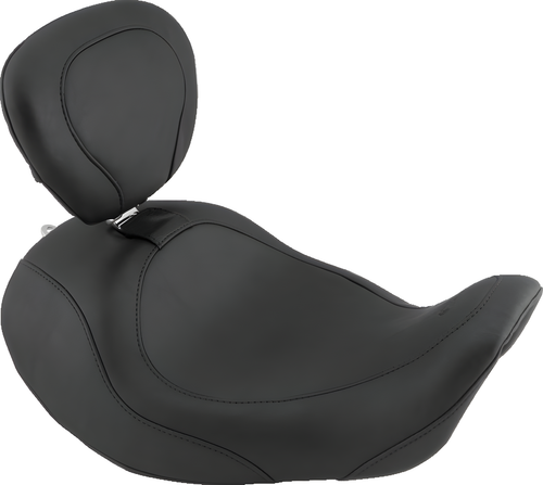 Mustang Motorcycle Solo with Driver Backrest Original — 2006-2017 Harley-Davidson Dyna Wide