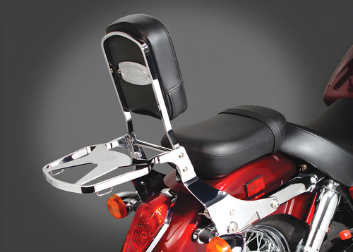 National Cycle Paladin Quickset Backrest - Luggage Rack Indian — Indian Motorcycle Scout, Scout Sixty, Scout Bobber (2015-2025)