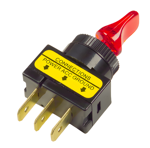 Grote Toggle/Lever Style Switch - RED 20 AMP