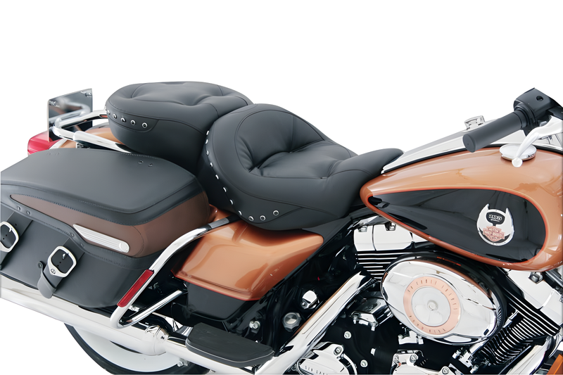 Mustang Motorcycle 1 Piece Black Pearls — 2008-2021 Harley-Davidson Street Glide 1PC