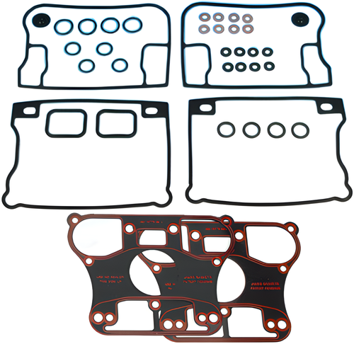 James Gaskets Big Twin Gasket Kit - Rocker Cover W/Paper RKR Base KIT 17042-92 — Harley-Davidson (1992-1999)