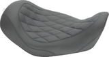 Mustang Motorcycle Solo Diamond Seat - P/N 76704 - Harley Dyna Wide