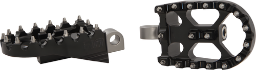 Flo Motorsports Moto Style Footpeg Set - Black 2