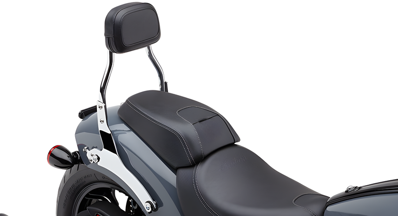 Cobra Detach Backrest Mini - Chrome Chief 2022-2025 — Indian Motorcycle Chief (2022-2024)