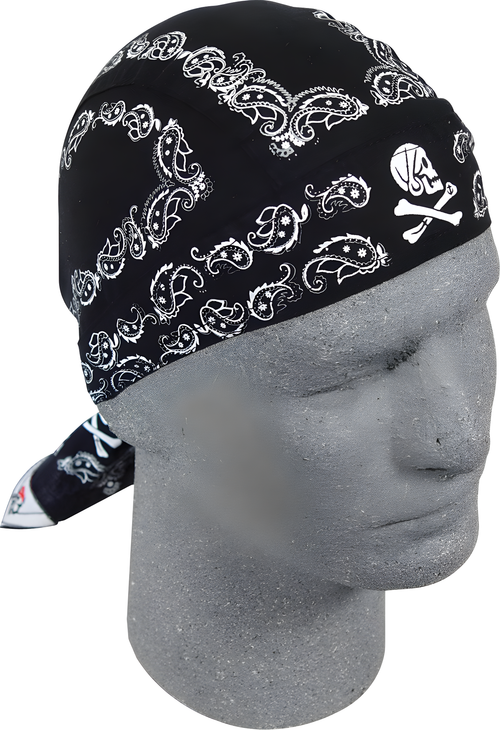 Zan Flydanna - Skull Paisley Black