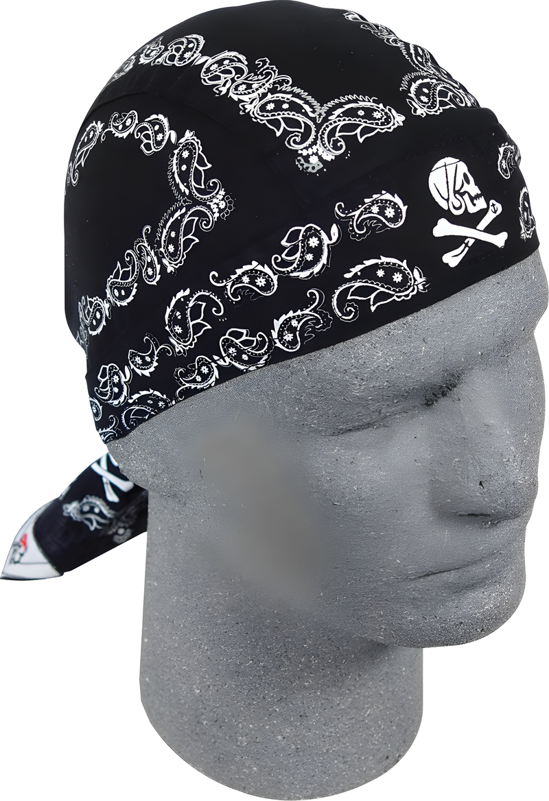 Zan Flydanna - Skull Paisley Black