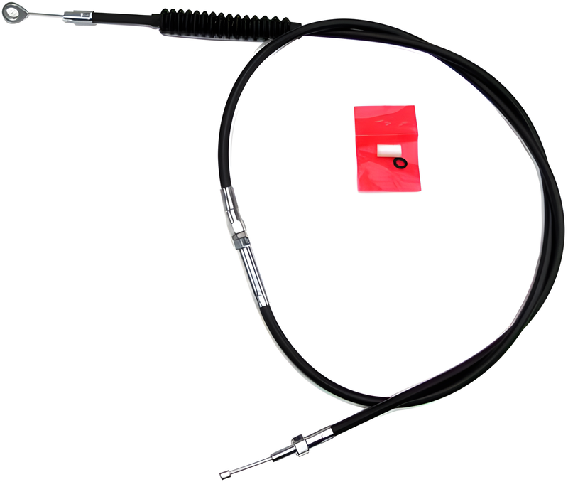 Motion Pro Black Vinyl Clutch Cable - LW Cable — Harley-Davidson Softail Heritage Classic, Softail Fat Boy, Softail (1987-2006)