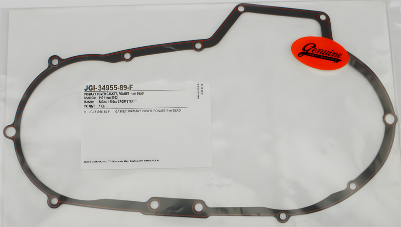 James Gaskets Sportster Primary Housing - Cover XL Foam 1/PK 34955-89-F — Harley-Davidson (1972-2026)