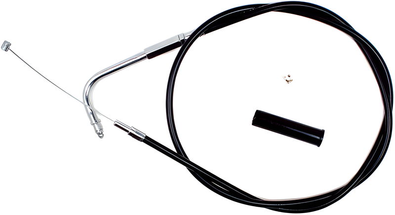 Motion Pro Black Vinyl Throttle Cable — Harley-Davidson Softail Heritage Classic, Softail Fat Boy, Dyna Super Glide (1996-2016)