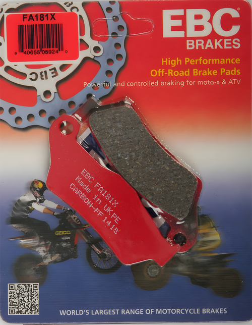 EBC Standard Brake Pads — Harley-Davidson 500 Street, 750 Street, 750A Street Rod (2016-2018)
