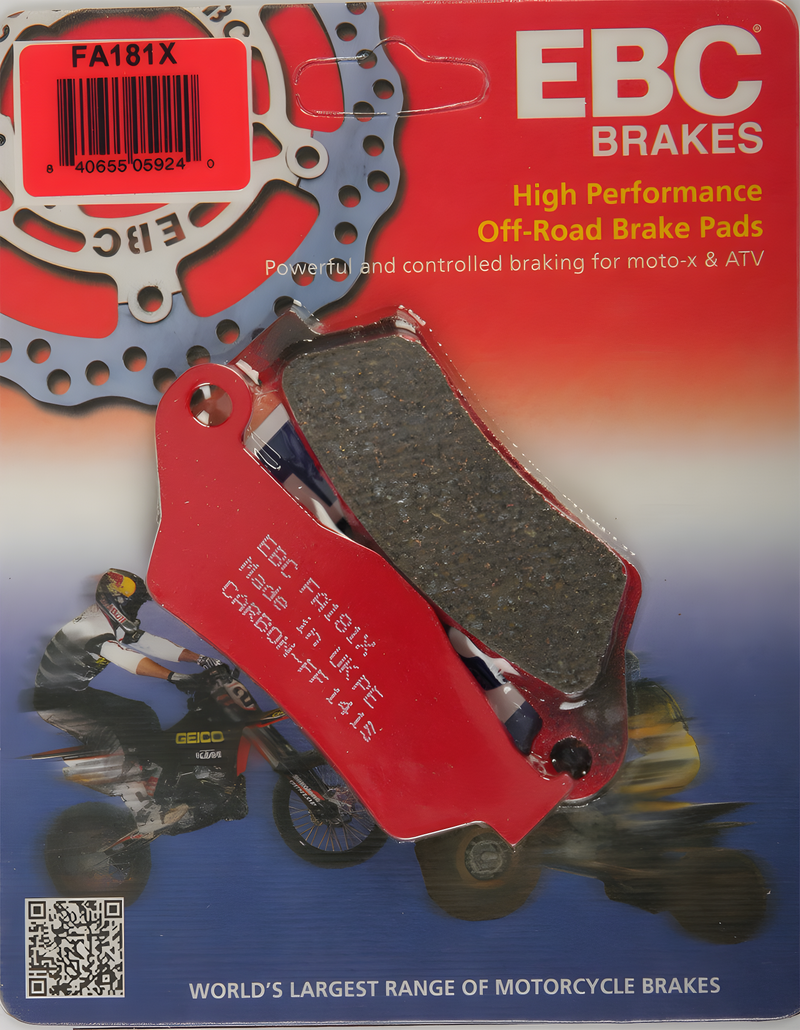 EBC Standard Brake Pads — Harley-Davidson 500 Street, 750 Street, 750A Street Rod (2016-2018)