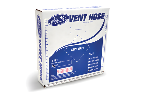 Motion Pro Clear Standard Vinyl Fuel Vent Line - 3/8
