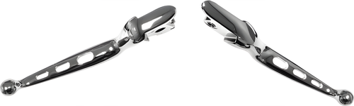 Harddrive Custom Levers - 3-Hole Lever SET Chrome FLH/FLT 2008-2013 — Harley-Davidson Road King, Road King Classic, Electra Glide Classic (2008-2013)