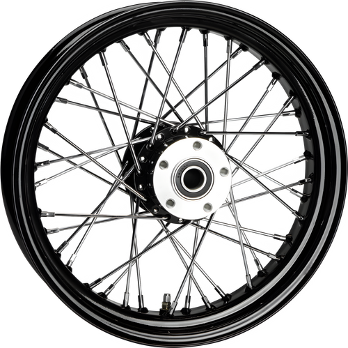 Harddrive Front Spoke Wheels - 40-SPK SD Black 16x3.5 Flst-HUB 3/4