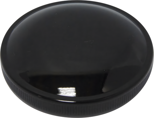 Harddrive Cam Style Gas Cap - Single Black Vented — Harley-Davidson Electra Glide (1955-1981)