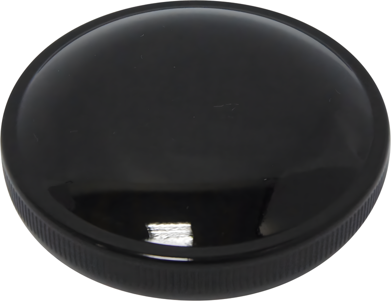 Harddrive Cam Style Gas Cap - Single Black Vented — Harley-Davidson Electra Glide (1955-1981)