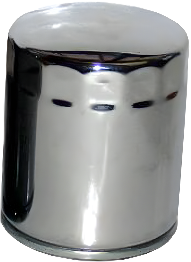 Hiflofiltro Oil Filter - Chrome — Harley-Davidson Sportster 1200 Custom, Sportster 883, Sportster 883 Hugger (1980-2019)