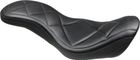 Mustang Motorcycle 1 Piece Touring with Driver Backrest Original — 2008-2021 Harley-Davidson Touring