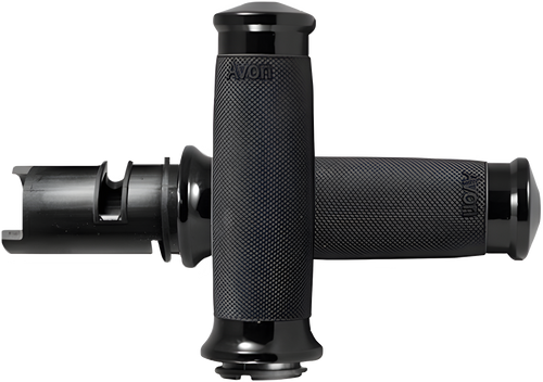 Avon Custom Contour Twist Grip - Black Twist Grip — Harley-Davidson Road Glide Limited, Trike Road Glide 3, Road Glide Custom (2023-2024)