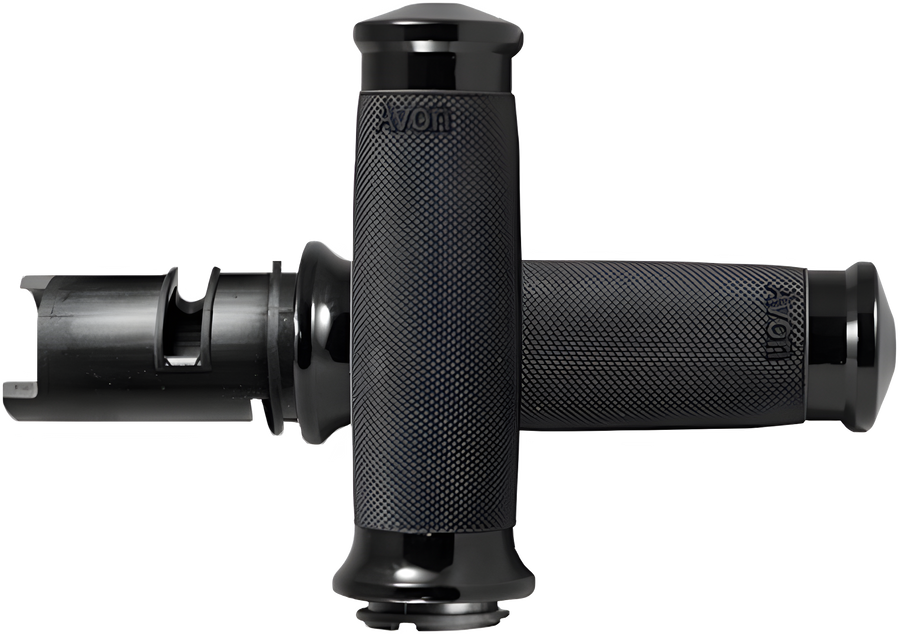 Avon Custom Contour Black Twist Grip - Harley-Davidson Touring