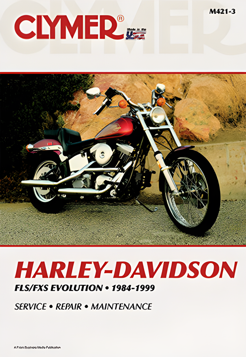 Clymer Repair Manual - Harley FX/FL Softtail — Harley-Davidson Softail Custom, Softail Springer, Softail Heritage Classic (1984-1999)