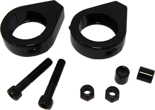 Harddrive Turn Signal Clamp - 41mm PR Black