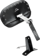 Mustang Motorcycle Backrest Black Pearls — 2008-2021 Harley-Davidson Touring