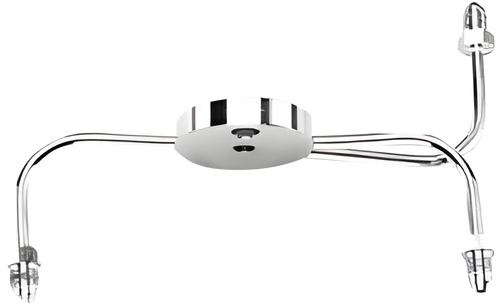 Goodridge Spider Front Brake Tee - Narrow Chrome -3an Fittings — Harley-Davidson Dyna Wide Glide (1980-2017)