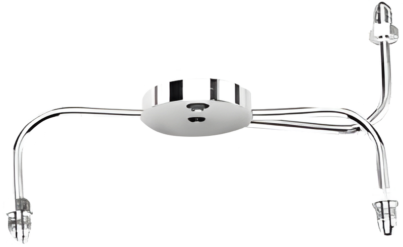 Goodridge Spider Front Brake Tee - Narrow Chrome -3an Fittings — Harley-Davidson Dyna Wide Glide (1980-2017)