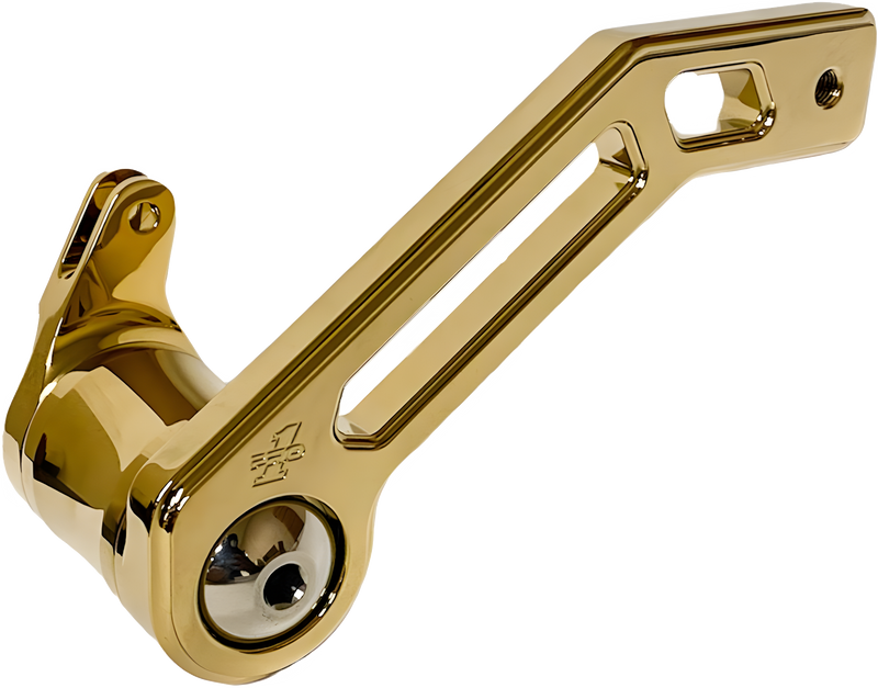 Pro One T-Rex Shorty Brake Arm - Gold `2008-2013 Touring — Harley-Davidson Road King, Road King Classic, Electra Glide Classic (2008-2013)
