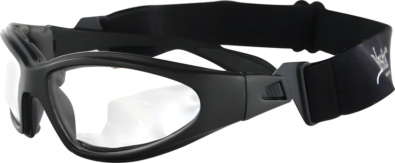 Bobster GXR Sunglasses - Black W/Clear Lens