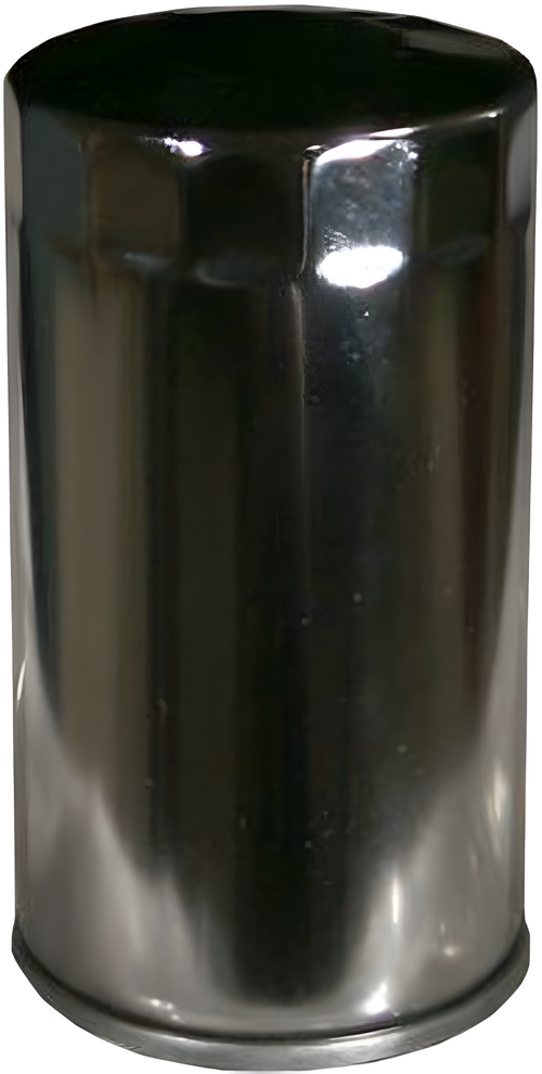Hiflofiltro Oil Filter - Chrome — Harley-Davidson Dyna Low Rider, Dyna Wide Glide, Dyna Super Glide (1991-1998)