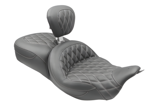 Mustang Motorcycle 1 Piece with Driver Backrest Original — 2008-2025 Harley-Davidson Touring