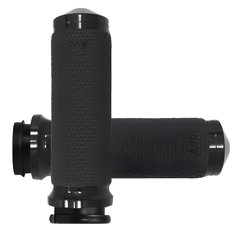 Avon Memory Foam Grip - Black — Harley-Davidson Road King, Electra Glide Ultra Classic, Street Glide (2008-2019)