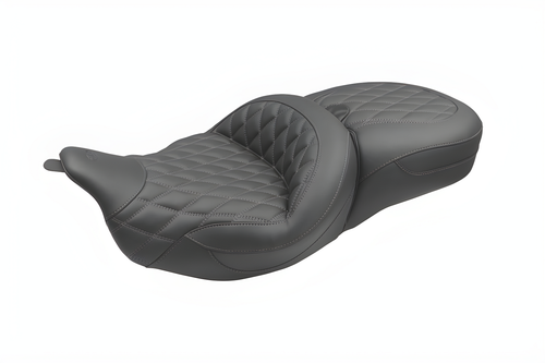 Mustang Motorcycle 1 Piece with Driver and Passenger Backrest Original — 2008-2025 Harley-Davidson Touring