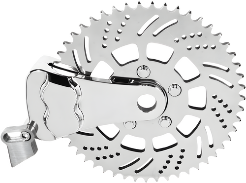 Hawg Halters Inc Sprocket Brake Kit - 51t L/H Chrome