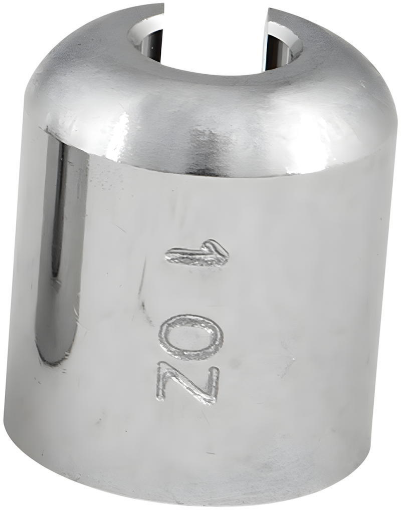 K&L Spoked Wheel Weight - Weights Chrome 1 OZ 10/PK