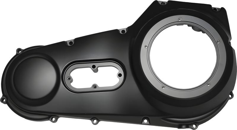 Harddrive Outer Primary Cover - SAT Black Fits 1999-2006 Softail & 1999-2005 FXD — Harley-Davidson (1999-2006)