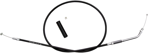 Motion Pro Black Vinyl Throttle Cable — Harley-Davidson Super Glide, Low Glide, Softail (1981-1989)