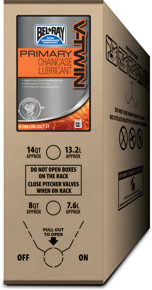 Bel-Ray Primary Chaincase Lubricant - V-Twin Chaincase Lube 6gal BIB — Harley-Davidson (1955-2026)