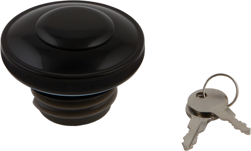 Harddrive Screw In w/Lock & Cover Gas Cap - Screw-IN W/Lock&cover Vented Black — Harley-Davidson (1996-2020)
