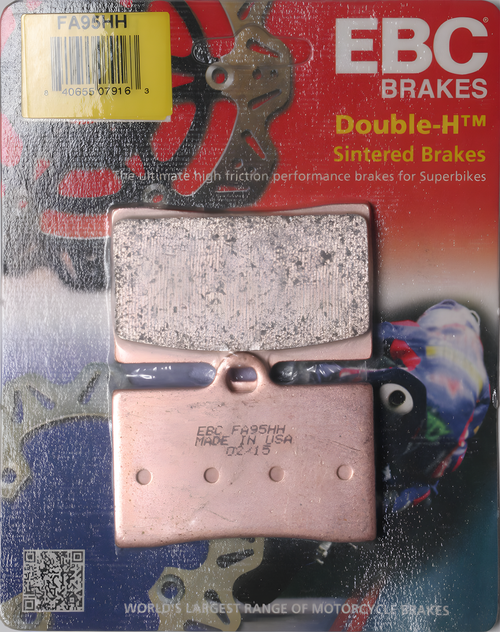 EBC Standard Brake Pads - Fa95hh Double-H Sintered — Indian Motorcycle Chief Vintage, Chief Dark Horse, Chief Roadmaster (2009-2012)