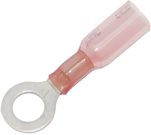 NAMZ Custom Cycle Ring Terminals - Terminal Heat Sealable .25