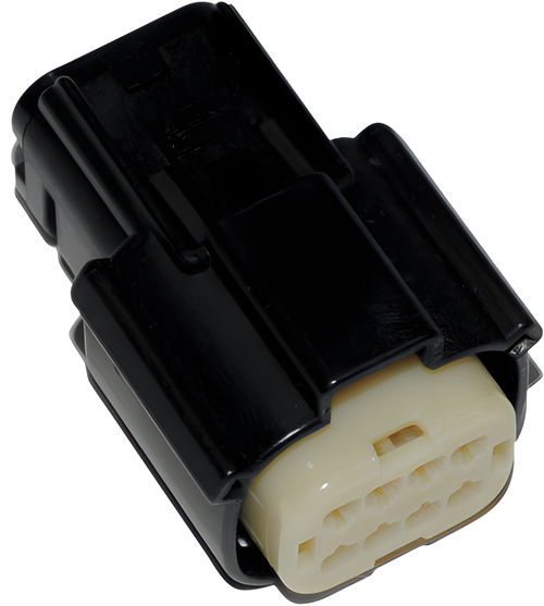 NAMZ Custom Cycle Molex MX-150 Female Connectors - 8-PIN FEM Connector Black HD…