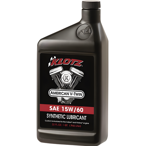 Klotz Synthetic Straight Weight Lubricant - V-Twin SYN Engine OIL 4t 15w60 1qt…