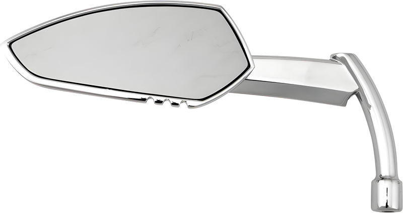 Harddrive Apache Alloy Mirror W/Knife Styling - Stem Chrome Left